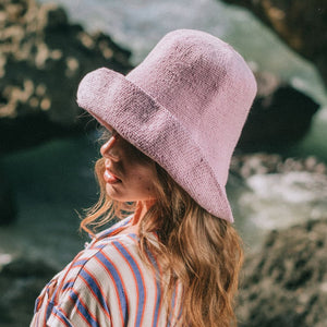 BLOOM Crochet Sun Hat, in Lilac Purple