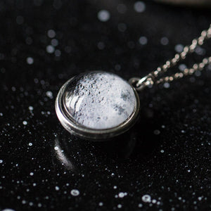 Double Sided Moon Necklace
